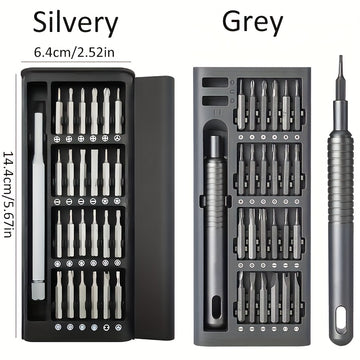 Juego de destornilladores de precisión 25 en 1, herramienta multifuncional para desarmar teléfonos móviles y tabletas, material plástico duradero, no requiere carga, incluye múltiples puntas