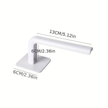 1/2/5 ganchos adhesivos de plástico - Sujeción fuerte, colgadores para pared sin clavos, diseño antideslizante, ideal para colgar bolsas, llaves y accesorios, colgador de accesorios | Colgador de pared moderno | Diseño de sujeción segura, ganchos utilita