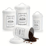 Juego de 4 Tarros para Cocina con Tapas Herméticas