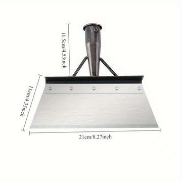 Paleta Multiusos de Acero Inoxidable - Herramienta Duradera para Jardinería y Limpieza Exterior, Regalo Ideal para el Día de la Madre, Día del Padre o Cumpleaños, Pala de Jardín