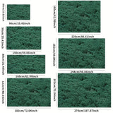 Alfombra Súper Esponjosa, Dormitorio, Alfombra de Área Moderna y Gruesa de Pelo Verde Oscuro, Suave y Cómoda Decoración de Alfombra Grande de Peluche, Sala de Estar, Aula, Verde Oscuro