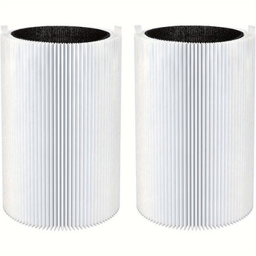Filtro de Repuesto Genuino Blueair Blue Pure Serie 411 - Carbón Activado y Filtración de Partículas, Compatible con Modelos Auto, 411 y 411+