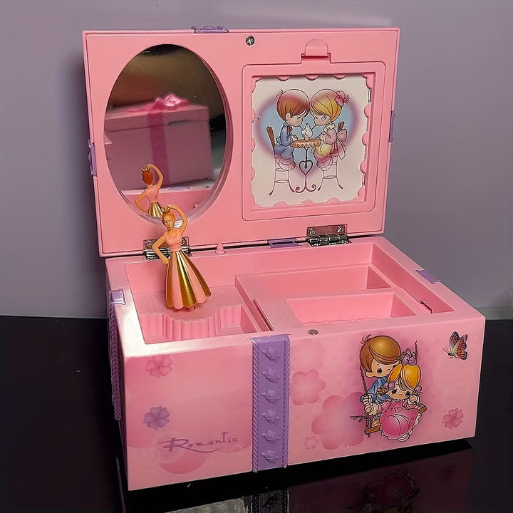 Caixa de Música Creativa para Cumpleaños - Organizador de Escritorio con Baile Musical, Decoración para Estantería, Oficina o Entrada, Regalo de San Valentín y Pascua