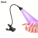 Lámpara de uñas LED mini portátil con temporizador digital - Recargable por USB, lámpara de curado de gel portátil, adecuada para manicura en casa y salón DIY