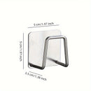 2pcs Soporte para Esponjas de Acero Inoxidable - Anticorrosión y Impermeable, Caddy de Cocina Autoadhesivo con Diseño de Secado Rápido, Gancho de Pared Sin Costuras para Esponjas y Accesorios, Ganchos de Utilidad