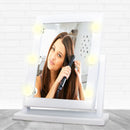 Espejo Luz 6 Ampolletas Táctil Maquillaje Make up Cosmetic Mirror