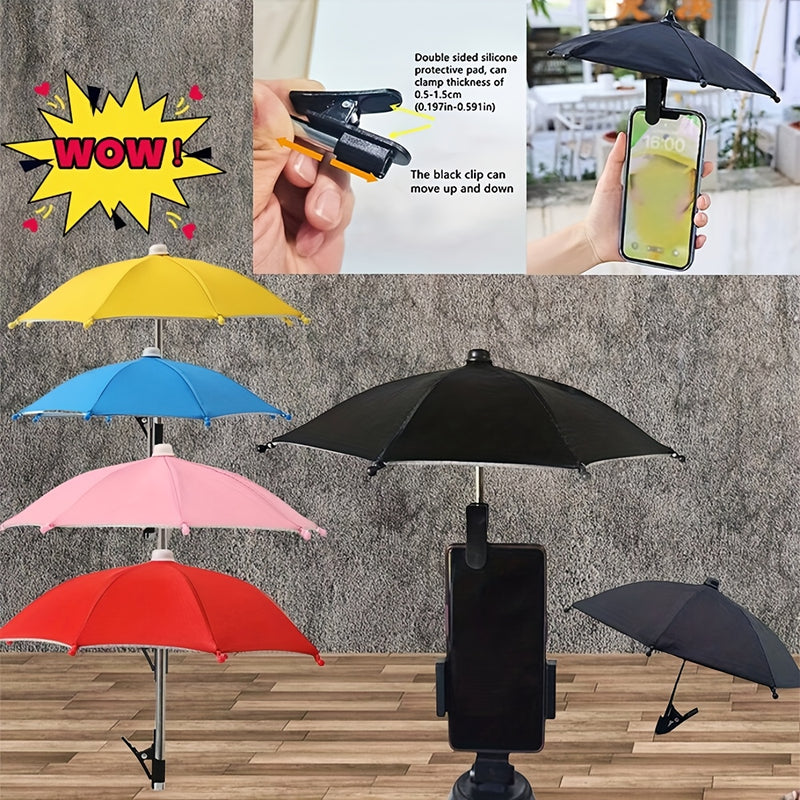 Soporte para Teléfono Exterior - Impermeable y Resistente a UV con Base de Abrazadera | Montura Ajustable de Acero Inoxidable para Camping/Senderismo/Vlogging