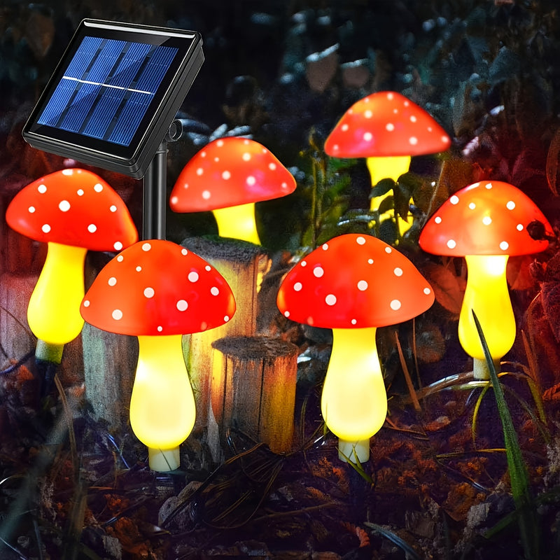 Luces Solares de Hongos - Decoración para Jardín Exterior con 8/12/20 Hongos, Iluminación Solar de 8 Modos para Césped, Fiestas y Campamentos, Ideal para Exteriores y Caravanas
