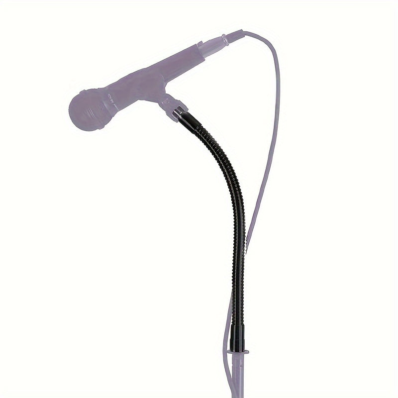 Tubo de extensión de micrófono de gooseneck de metal flexible: 2 tamaños disponibles, 30 cm/11,81 pulgadas y 50 cm/19,68 pulgadas, rosca externa e interna de 3/8, adecuado para soportes de choque y soportes de micrófono