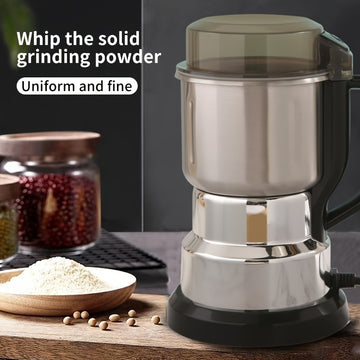 1 Unidad, Molienda Eléctrica Doméstica Mini, Operación de Un Solo Botón, Protección contra Sobrecalentamiento, Molienda Precisa para Café, Especias, Granos, Solución de Almacenamiento de Cocina Simple