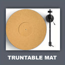 Tapete de Corcho para Discos de 12 Pulgadas, 3mm de Grosor, Almohadilla Suave para Discos, Almohadilla de Absorción de Impactos, Calidad de Sonido Especial para Tocadiscos de Vinilo
