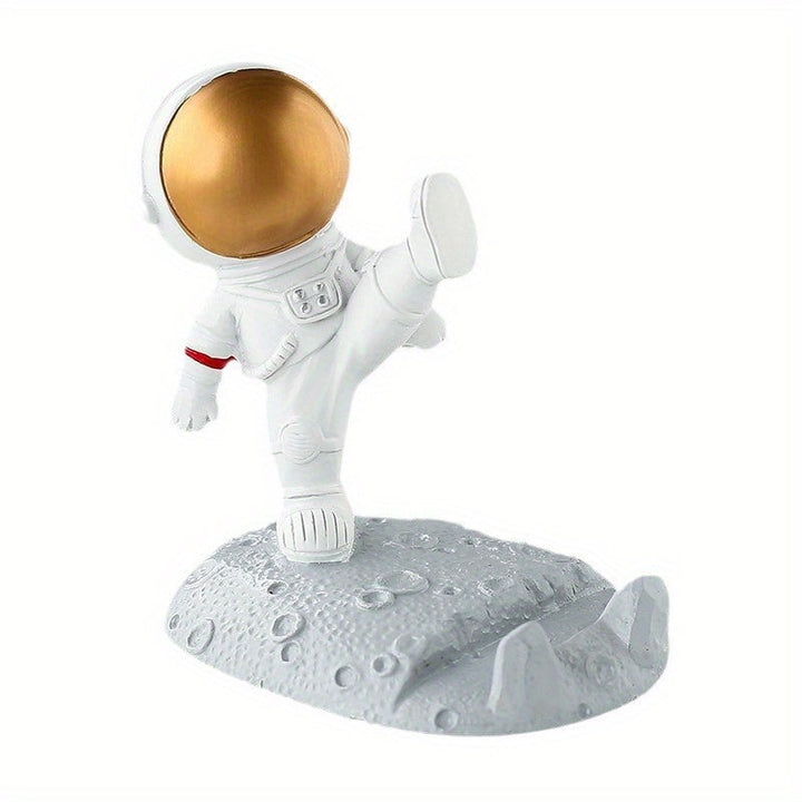 Nuevo soporte para teléfono móvil de astronauta popular, plástico, astronauta de mano, regalo creativo de oficina, soporte de decoración de mesa.