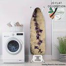 Fundas Lavables para Tabla de Planchar con Diseño Elegante 2D de Enredaderas Moradas - Ajuste Perfecto para la Mayoría de Mesas de Planchado Estándar, Decoración para Lavandería, Accesorios Prácticos y Fáciles de Instalar, Superficie Lisa, Esenciales del