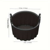 4-Pack de Ramequines de Silicona para Huevos - Moldes Antiadherentes para Huevos para Freidora de Aire, Aptos para Microondas y Estufa, Aptos para Lavavajillas, Moldes de Cocina Versátiles para Huevos y Más