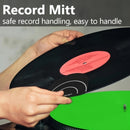 Guante Antiestático para Vinilos - Mango de Fieltro y Cartón Tamaño Palma para DJ, Karaoke y Reproducción - Agarre Protector Resistente a Huellas y Sudor para Prolongar la Vida Útil del Disco, Accesorio de DJ, Diseño Ergonómico con Almohadilla Suave