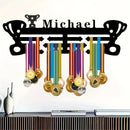 Un soporte de medalla de metal vintage personalizado, ganchos DIY para exhibir medallas en la pared, ganchos decorativos para medallas y trofeos.
