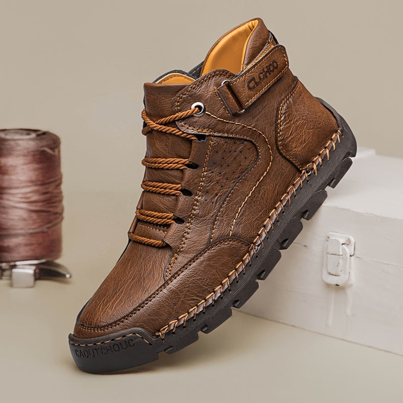 Botas de Senderismo Altas y Modernas para Hombre de CLOHOO, Zapatos Cómodos y Duraderos Antideslizantes para Actividades al Aire Libre