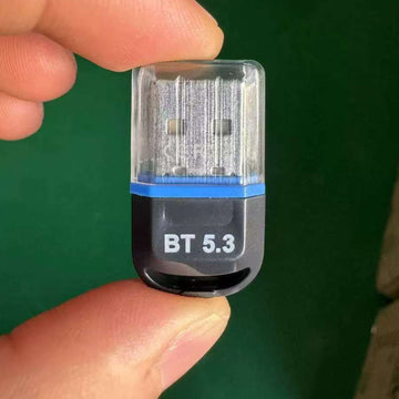 Adaptador inalámbrico 5, 3 para PC, receptor USB para computadoras/auriculares/teclados/ratones/altavoces y muchos otros dispositivos, fácil sincronización, conexión estable.