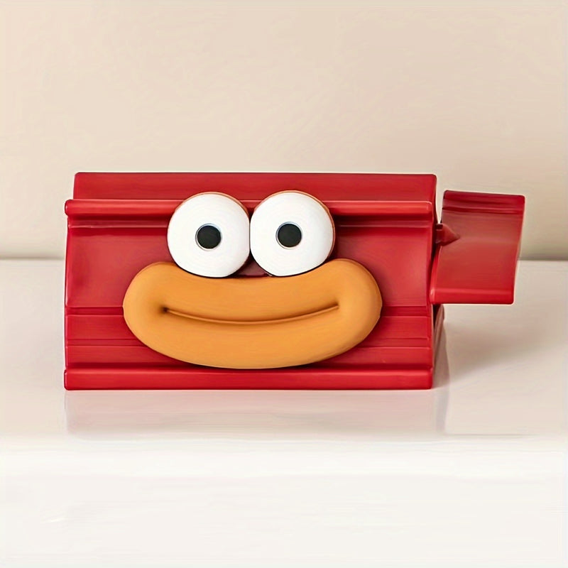 Dispensador de Pasta de Dientes [Elección Popular] - Diseño de Boca Grande y Lindo, Accesorio de Baño Manual para un Uso Fácil de la Pasta de Dientes
