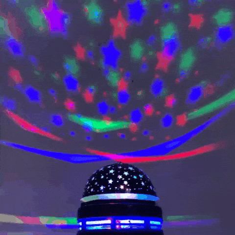 Proyector Estrellas Lámpara Giratoria Star Master Luz Led CENC-053