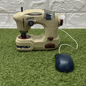 Máquina de Coser Eléctrica Luz Juguete Infantil 6706A