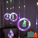 Cortina intercaladas 3 M Bolas Mágicas Navideñas JTX22-2-C