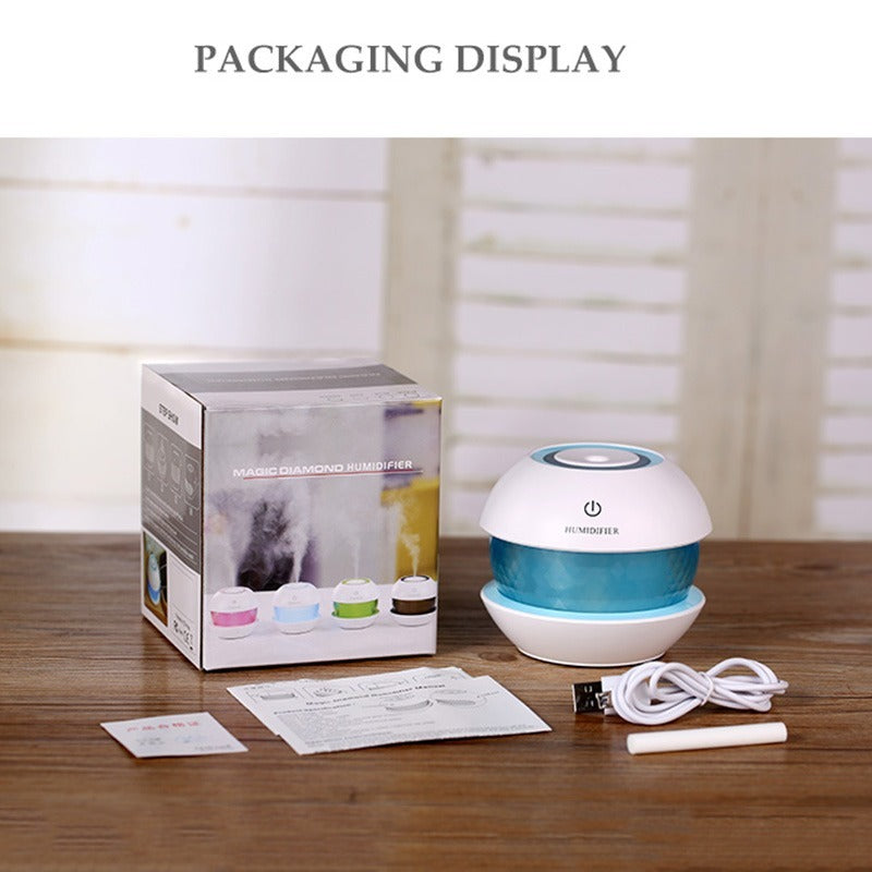 Humidificador Difusor Aromaterapia 8 Luces Ultrasonico
