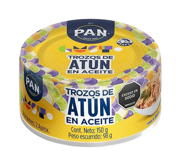 ATUN GUST PAN 150G ACEITE