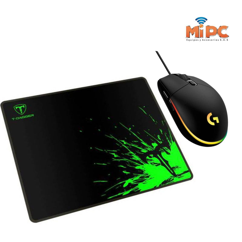 Combo Mouse Logitech G203 + Pad T-Dagger