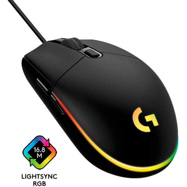 Combo Mouse Logitech G203 + Pad T-Dagger