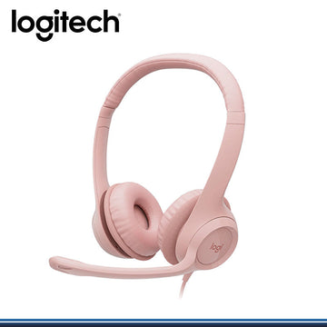 Diadema Logitech H390 Rosada