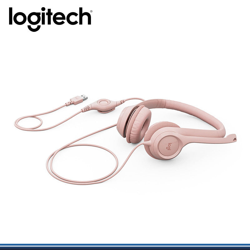 Diadema Logitech H390 Rosada