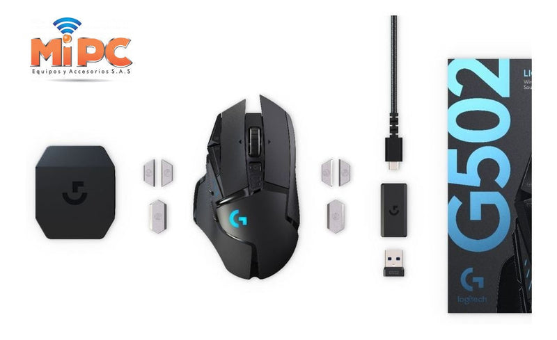 Logitech g502 lightspeed wireless Mouse GAMER Con SENSOR HERO