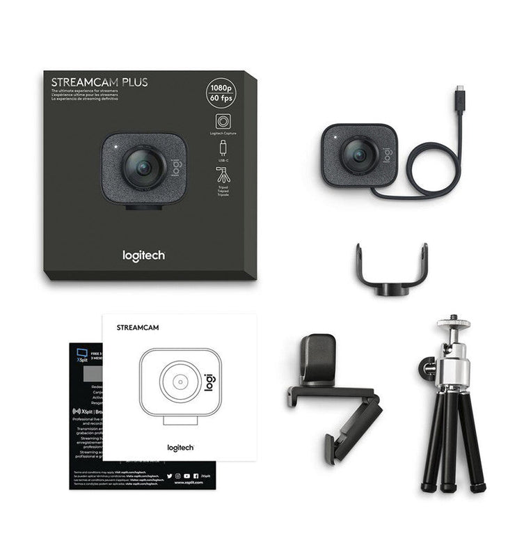 Logitech Streamcam PLUS Camara 1080P 60fps