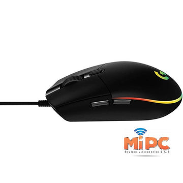 Mouse Logitech G203 RGB LIGHTSYNC con 6 botones, Negro