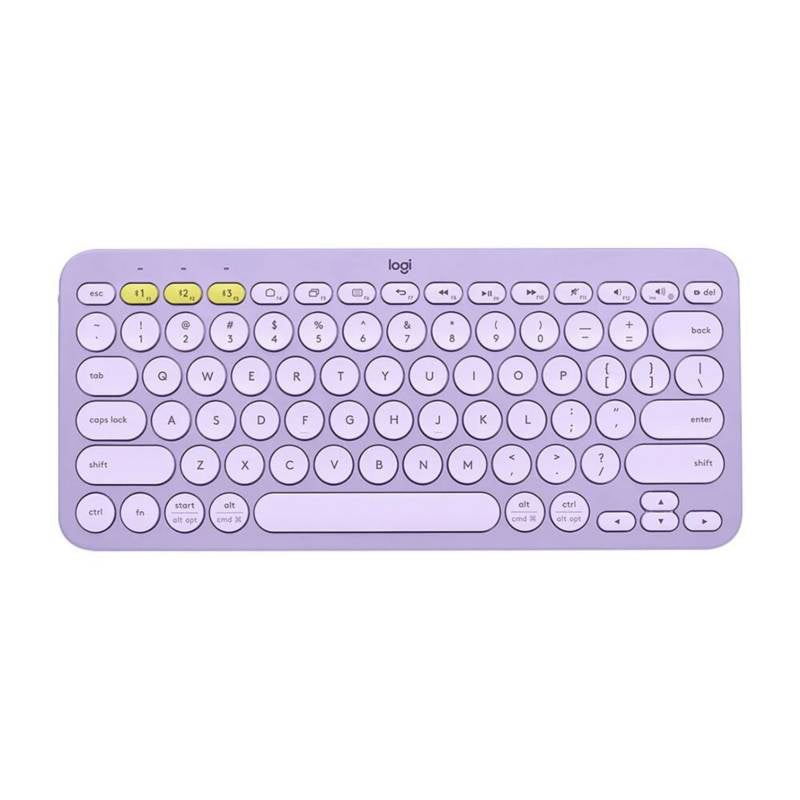 Teclado Logitech K380 Inalambrico Bluetooth Multidispositivos LAVANDA