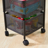 Organizador de Cocina con Estantes Cuadrado.