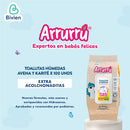 TOALLAS HUMEDAS AVENA Y KARITÉ X100 AAB235 ARRURRÚ
