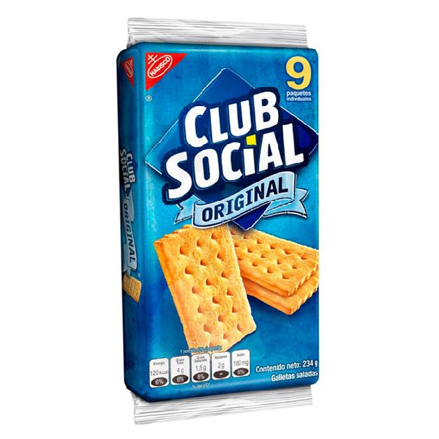 GALLETA CLUB SOCIAL 9U 26G ORIGINAL