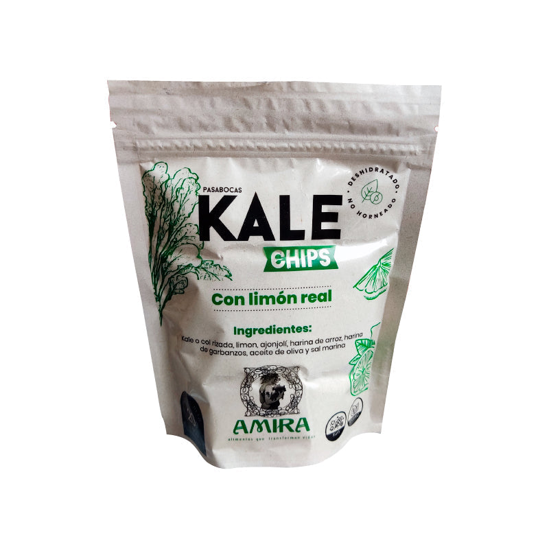 KALE CHIPS LIMON REAL Y AJONJOLI 20GR