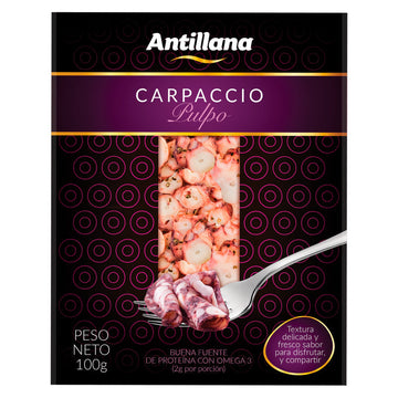 CARPACCIO ANTILLANA 100G PULPO