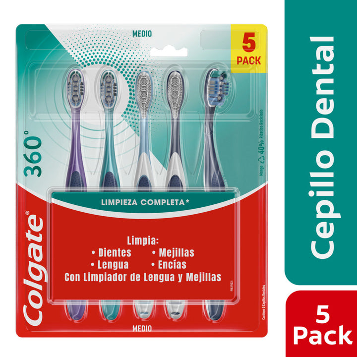 CEPILLO COLGATE 360 5U BASE FHM