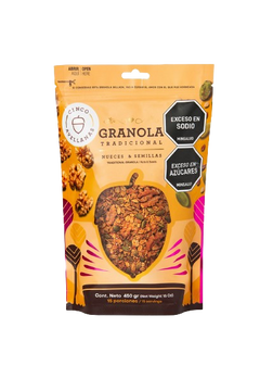 GRANOLA CINCO AVELLANAS 450G NUECES