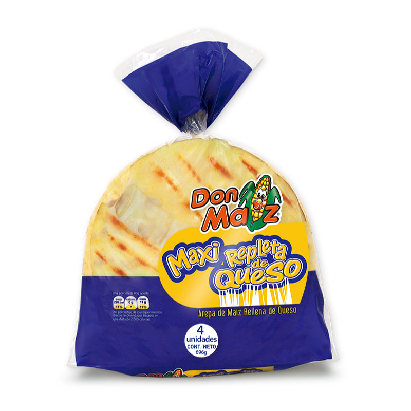 AREPA DON MAIZ 696G MAXI REPLETA QUESO
