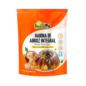 HARINA ARROZ INTEGARL KARAVANSAY 500G