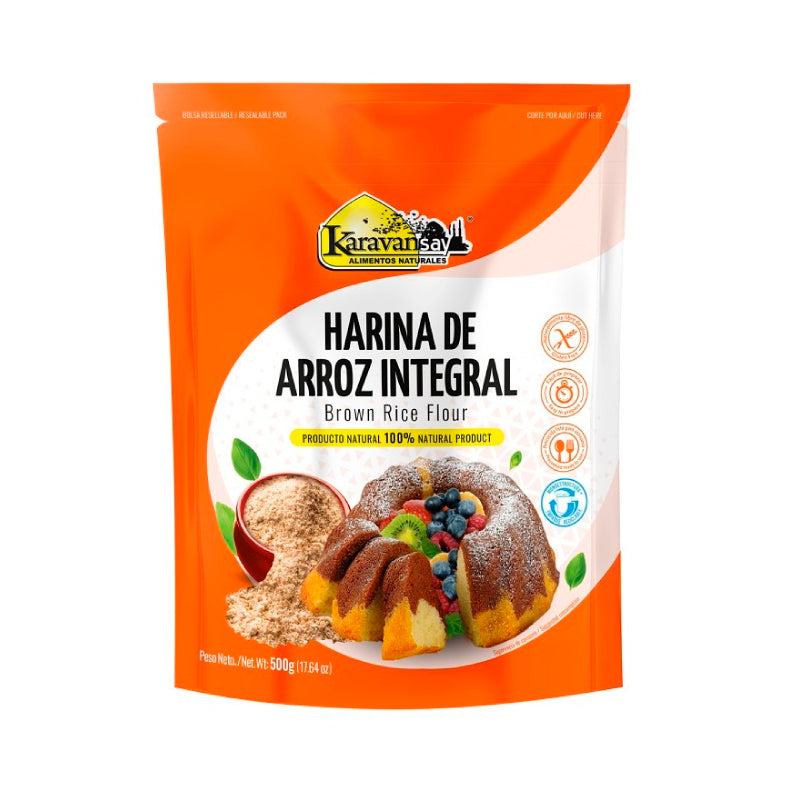 HARINA ARROZ INTEGARL KARAVANSAY 500G