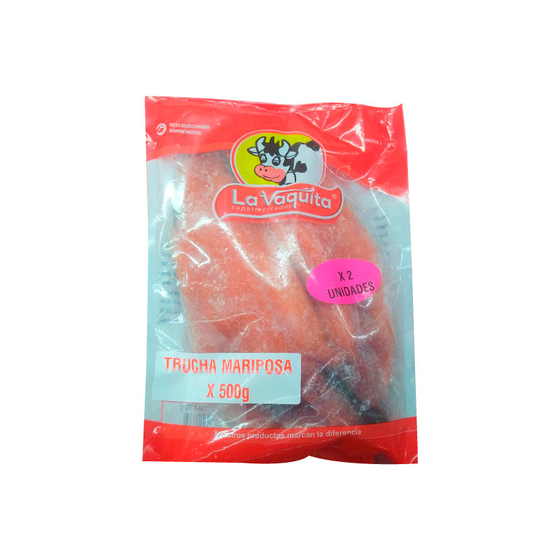 TRUCHA MARIPOSA VAQUITA 500G