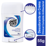 DESODORANTE SPEED CLINICAL 55G CREMA/DRY