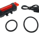 Luz Linterna Recargable Usb Led Bicicleta Delantera O Trasera