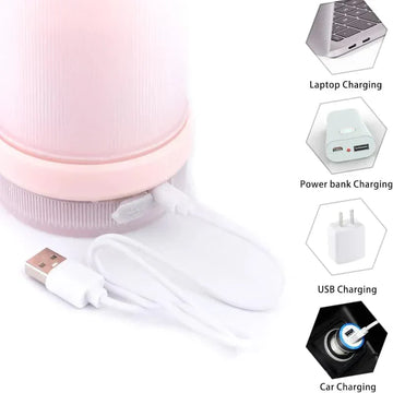 Mini licuadora portátil de 4 cuchillas